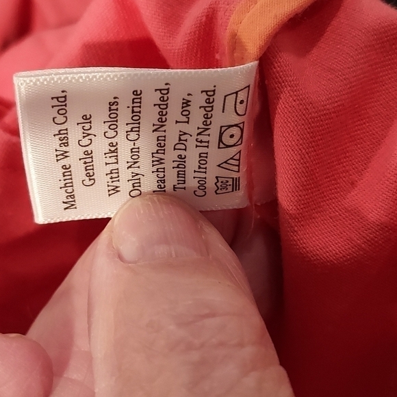 Coldwater Creek Casual tangerine denim long sleeve button fitted Jacket SZ 10 - Picture 6 of 8